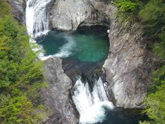 旭川上流の滝群（二重滝・布引の滝・出合滝）◆奈良県十津川村の滝めぐり【その２】