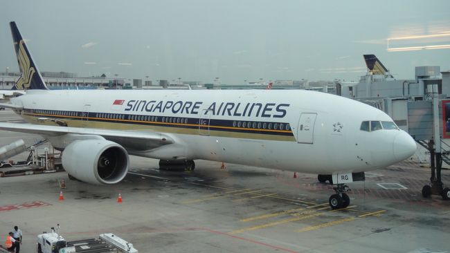 1日目：福岡空港からシンガポールを経由してバリ（テンパサール）へ。お得なキャンペーンがあり、行きのみシンガポール航空のビジネスクラスに乗りました♪