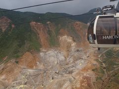 色々な乗り物で　箱根周遊ツアー　２　大涌谷へ空中ロープウエイ