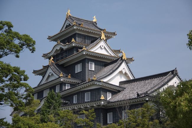 岡山に行く機会に恵まれました。　　<br /><br />一度も行ったことがなかったので　　<br />岡山城に行ってみることにしました。　