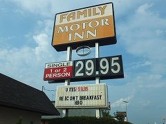 ↓↓11年07月29日（金）Family Motor Inn ステイの記録。