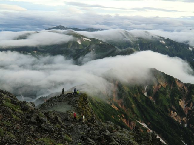 2011年8月　北アルプス　第２～３日　双六岳、三俣蓮華岳、新穂高温泉