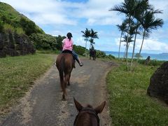 夏休みハワイ☆９泊１１日④　ザ・バスで行くクアロア牧場