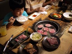 炭火焼肉酒家 牛角　三島店の夕食