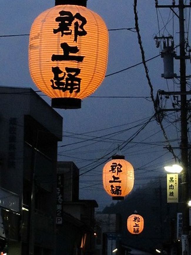 節電夏休み中に心癒される旅<br /><br />清流と古い街並みが今も残る小さな城下町へ行ってきました。<br /><br />夜の城下町はノスタルジックたっぷり<br />