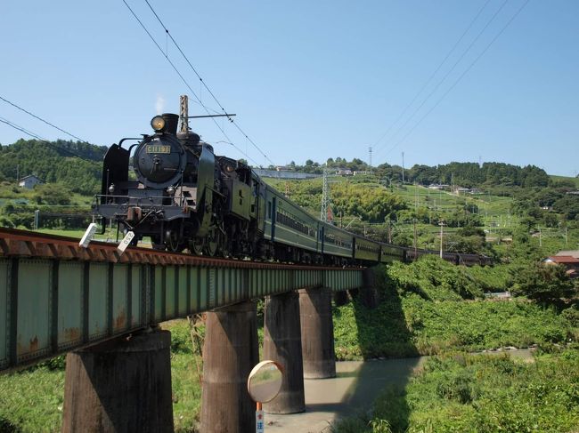 また青春する夏がやってきた。神戸までの途中、金谷で寄り道。大井川鉄道の起点駅付近でSLを見てみたいと思って途中下車。初めての場所なので撮影場所とか全くわからずインターネットで色々事前調査はしたものの都会と違って案内が少ないので逆に分かりにくかったりする。地元に人に聞きながら炎天下の金谷宿を行ったり来たり。なんとか撮影を完了して、次の目的地に向かうため金谷駅に足早に戻る。<br /><br />藤沢549−621小田原622−645熱海649−837金谷1054 <br />