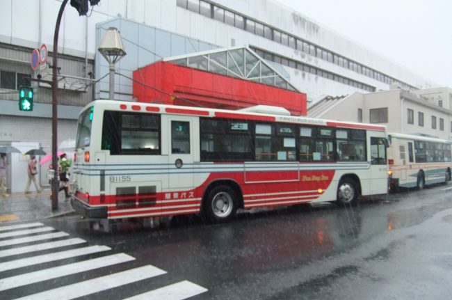 １日乗車券を使い、地元を走ってるバスのデジタルスタンプラリーをしてきました。