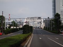 上がらない跳ね橋　勝どき橋