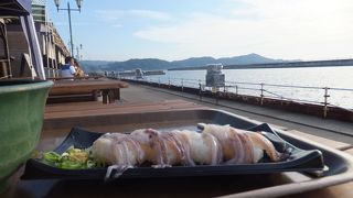 夏の18きっぷ旅行 和歌山市内編 4-8 黒潮市場で海を見ながらゲソを食う