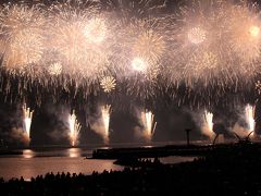 電車で行く　熱川から熱海花火大会☆