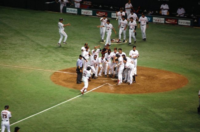 2011年　東京ドーム巨人戦観戦記　今年は2勝2敗　