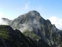 2011年9月　北アルプス　第２日　鳴沢岳、赤沢岳、スバリ岳、針ノ木岳(106)、蓮華岳(206)