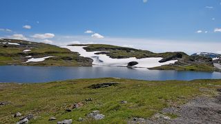 2011.7ノルウエーフィヨルド地帯1300ｋｍドライブ3-Granvin,VossからVikafjellet(高原）の絶景