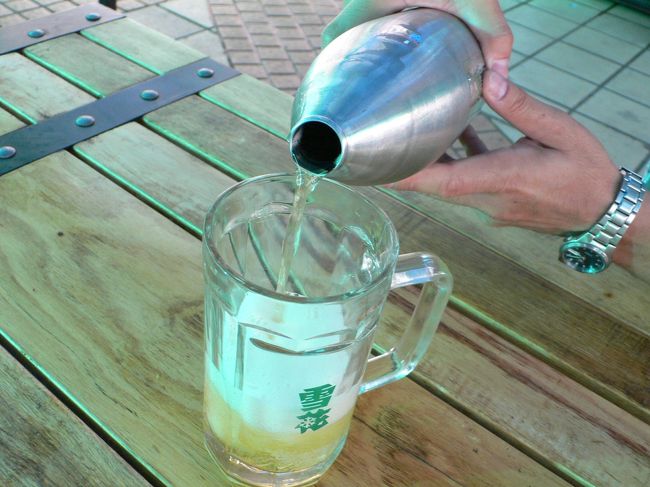 ハルビンはビールの消費量が世界で3番目に多いのだそうです。<br />中国の東北地方といえば冬は極寒です。<br />その寒いところでビールをそれだけ飲むなんて驚き。<br />だって、体暖めるために白酒の方が適してますでしょう?<br />1900年代初頭から外国人が沢山居留していた場所柄でしょうか?<br /><br />そんなハルビンでは、街を歩いていると至る所でビアガーデンを見かけました。<br />ちょうど夏に入るところだったので季節柄かと思いきや、<br />寒風吹きすさぶ春先にも賑わっていたそうな。<br /><br />まさか、真冬はさすがに閉店しますよね?
