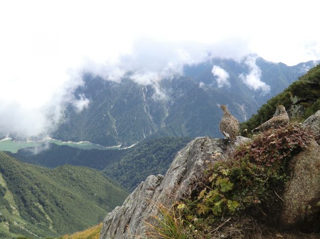 2011年9月　立山連峰縦走　第１日　浄土山、獅子岳、五色ヶ原
