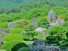 山陰-9　足立美術館：世界に誇れる日本庭園　?１ ☆借景や造園美の極致 !