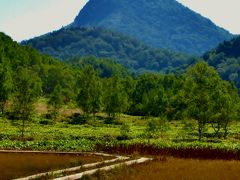 志賀高原A　木戸池～田ノ原湿原～三角池　☆自然探勝コースに爽秋の風