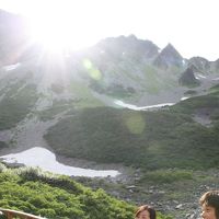 '11　山ガールを涸沢に登山ガイド