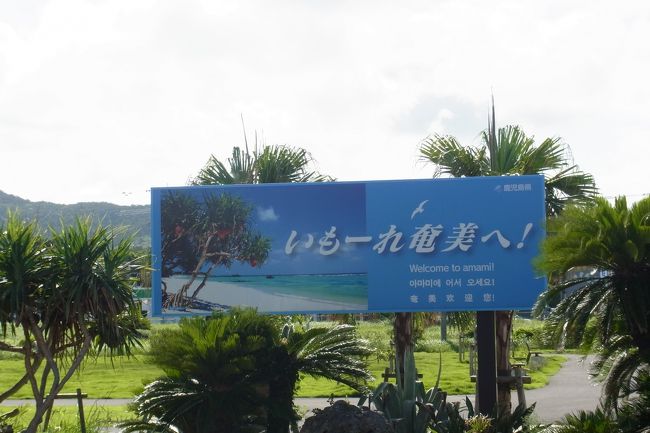 2泊3日の奄美大島一人旅です。<br /><br />本当は3泊4日の予定だったのに、<br />台風の影響で1日繰り上げになってしまいました。<br />マーゴンェ…(^ω^#