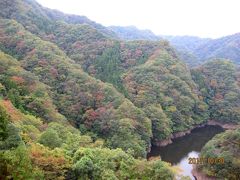 色づき始めの茨城紅葉風景を求めて・・・竜神峡へプチドライブ♪