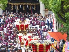 勇壮ふとん太鼓－堺市・百舌鳥八幡宮の月見祭り・その①－宮入編ー