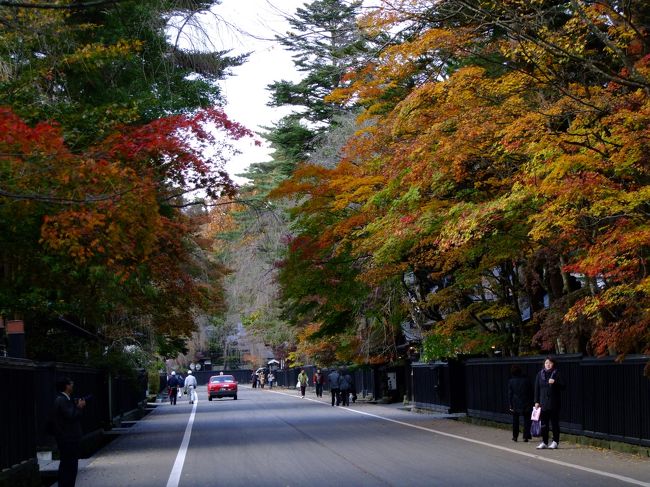 　角館の武家屋敷に紅葉を求めて行ってきました。<br />秋田の小京都の紅葉が来週の京都にうまく続くといいのですが。