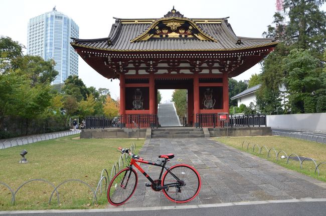 チャリで巡る東京歴史スポット　芝～三田～泉岳寺エリア