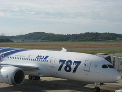 就航12日目のANA・B787に乗って来ました（岡山空港の歓迎ムード） 」