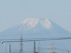 ふじみ野市から見られた美しい富士山