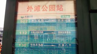 20日曜午後海河がいたん公園からの帰りは長距離バスで天津駅まで