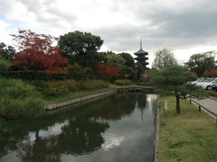 晩秋の弘法さん（東寺）