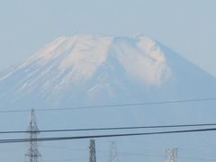 ふじみ野市より久しぶりに素晴らしい富士山が見られる