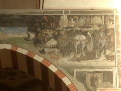 ピサネッロのフレスコ画を見にサンタ・アナスターシア教会へ
