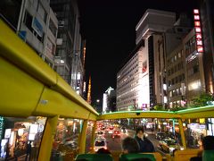 オープンバスからの東京夜景