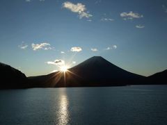 富士山からの日の出・IN本栖湖