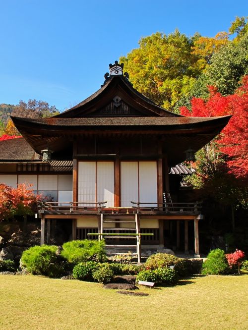 京都錦秋-8 大河内山荘 極上の時季に ☆小倉山の回遊式庭園