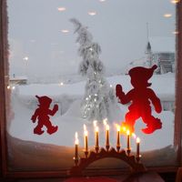 フィンランド　☆ロヴァニエミ☆サーリセルカ☆　サンタとオーロラを求めて