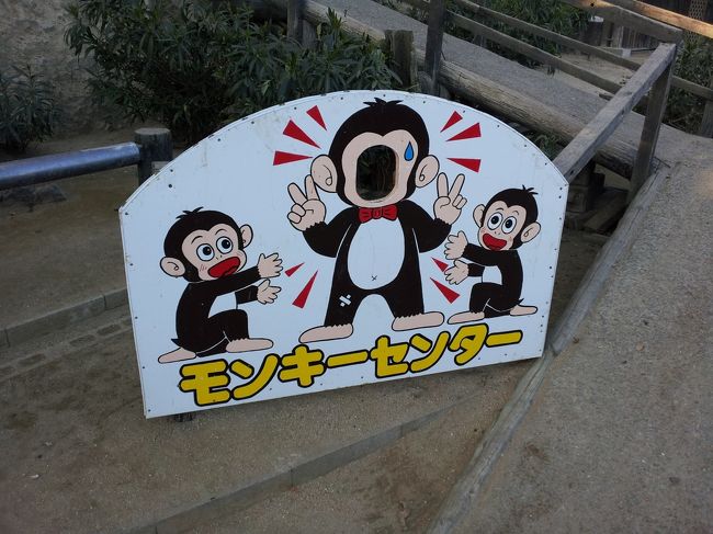 お昼から、暇だったので、淡路島にぶらりでかけました。テレビでおなじみ、お猿さんがいるところです。