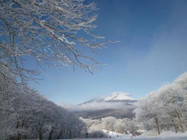 白い樹氷の軽井沢で優雅なリゾート♪　Ｖｏｌ７（第３日目：午前）　☆軽井沢プリンススキー場で美しい樹氷を眺めながら優雅にスキーを滑る♪