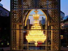 恵比寿ガーデンプレイス　バカラ製  シャンデリア点燈　☆-歓びのかたち-の輝き