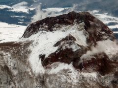 道南-5　有珠山ロープウェイで山上の展望台へ　☆昭和新山が眼前に