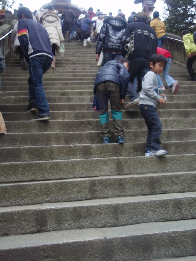 毎年お参りさせて頂いております、香川の金毘羅さん。<br /><br />階段がすごいですが、登りきると清々しい気分に♪<br /><br />今年も頑張って来ました〜^^<br /><br />少し「嵐」は、友達に嵐のライブを招待して頂きました。<br /><br />年明け早々、目の保養になりました*^^*<br />