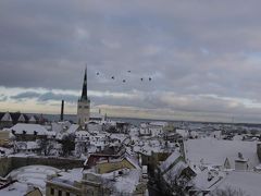 元旦のエストニア、曇り空のタリン散策