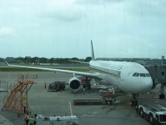 2012年1月シンガポール①～シンガポール旅行往路の飛行機（SQ615便）