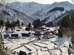 雪の五箇山　相倉合掌集落　本日は好天なり～♪