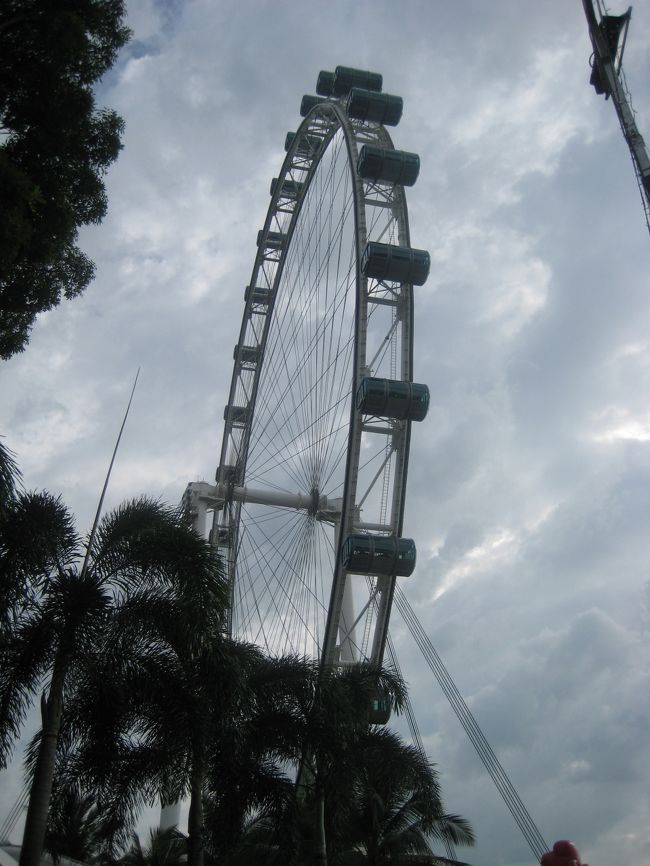 2012年1月　ANA BUSINESS CRADLEで行く　シンガポール＆マレーシア旅行Part9　5日目　シンガポールフライヤー・マリーナベイサンズ編