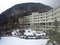 箱根小涌園　ユネッサン　想定外の雪見温泉♪