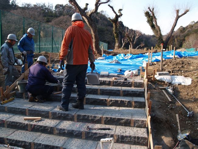 　鎌倉市二階堂にある永福寺跡では公園整備化が進められている。これも「武家の古都・鎌倉」の世界遺産登録に向けた動きと捉えられている。永福寺跡は世界遺産の構成資産となっているからだ。<br />　1月25日に鎌倉と富士山が推薦されることが決定され、関係省庁からの報道発表がなされている。今回は、迅速にWebにも文化庁の発表内容がリンクされている（「鎌倉の文化財の世界遺産登録に向けて」（http://www.shonan-it.org/kamakura/））。<br />　おかしなことに、国土交通省の報道発表には富士山の関連資料が一括して落ちている。静岡県や山梨県にしたら怒り心頭な国土交通省の報道発表に違いない。これと同じようなことはここ永福寺跡でも起こり得る。それはというと、宇治平等院、平泉毛越寺を巡って永福寺跡を訪れた時のことであろう。もし、ここ永福寺跡を構成資産として世界遺産登録された場合のことである。外見上は、伽藍がある訳でもなく、池がある訳でもない、何の変哲もないありふれた公園が世界遺産だと言われても、納得できる人など誰もいまい。この例がいみじくも来年夏の結果を的確に指し示していよう。<br />（表紙写真は公園整備化が進められている永福寺跡）