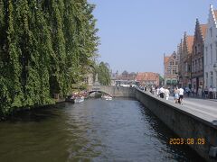 2003年夏　ベネルクス三国６：ベルギー　ブルージュ(フランドルの水の都)