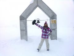 2012.2 キロロスノーワールドで遊ぶ①…三度目の正直もやっぱり吹雪【スキー編】